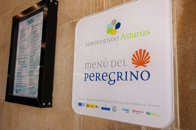 Menú del Peregrino Saboreando Asturias